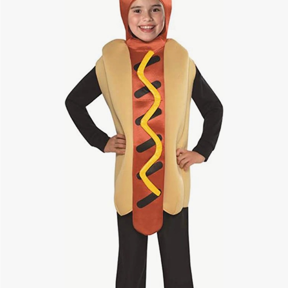 Hot dog costume 9-10yr old
